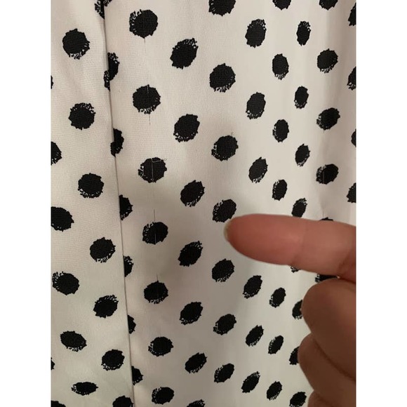 41 Hawthorne polka dot top size small short sleeve - Picture 5 of 12